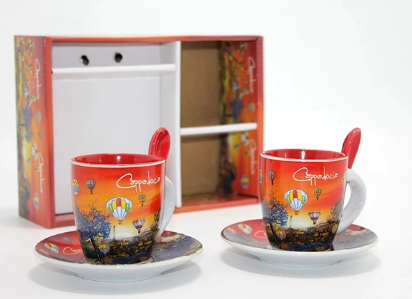 MDB Yöresel İkili Fincan Seti Model 3 ürün görseli