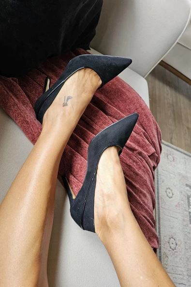 OPS 10 1815 Topukla Kadın İnce Topuklu Stiletto Ayakkabı - Resim 5