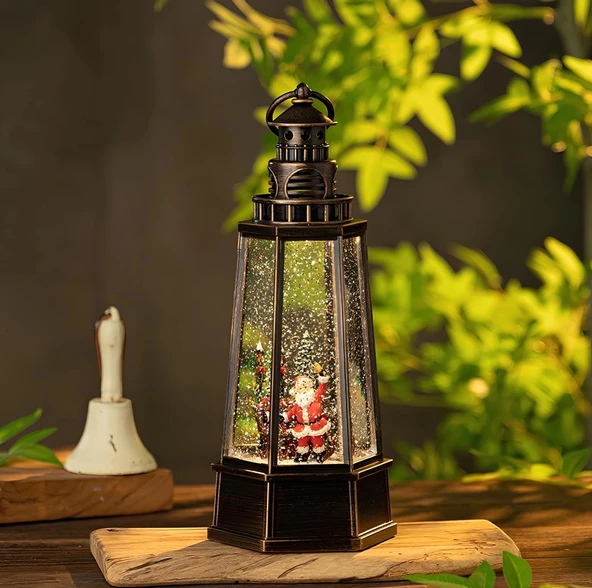 MDB Yılbaşı Temalı Işıklı Müzikli Kar Küresi Model 5 ürün görseli 1