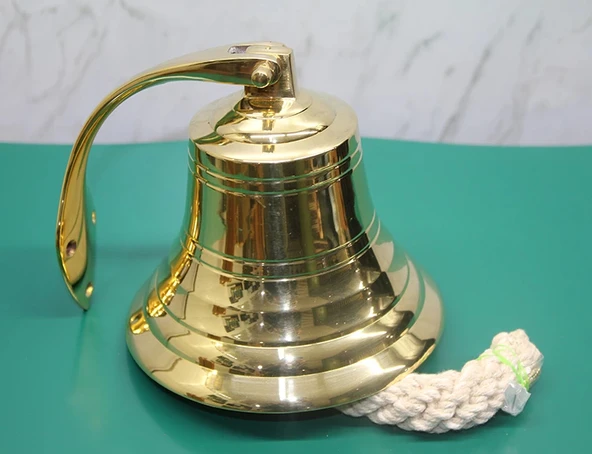 MDB Pirinç Duvara Asmalı Çan Orta Boy ürün görseli 1