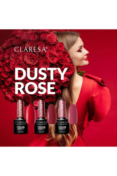 Claresa Kalıcı Oje Koyu Gül Pembe 05 5gr - Resim 2