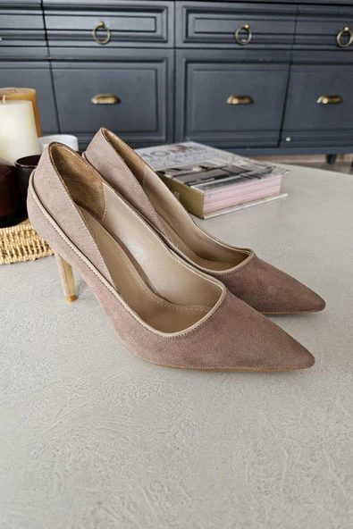 OPS 10 1815 Topukla Kadın İnce Topuklu Stiletto Ayakkabı - Resim 7