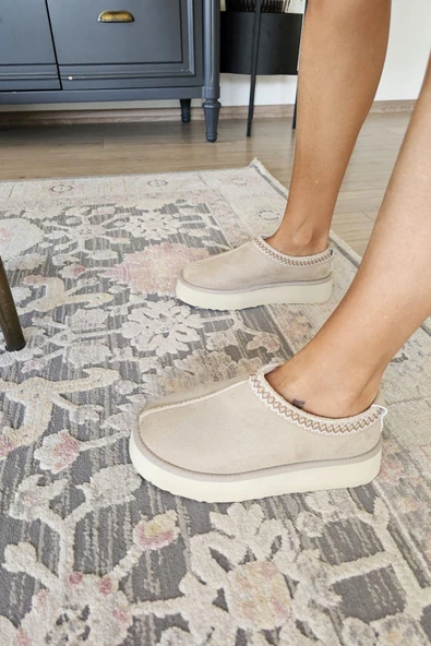 OPS 1AK Topukla Kadın İçi Kürklü Kalın Tabanlı Mini Bot - Resim 4