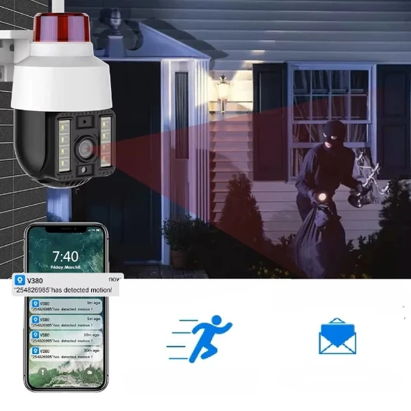 MDB Alarmlı Dış Mekan Güvenlik Kamerası ürün görseli 1