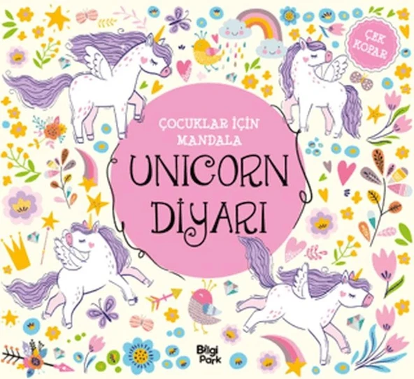 Çocuklar İçin Mandala - Unicorn Diyarı ürün görseli