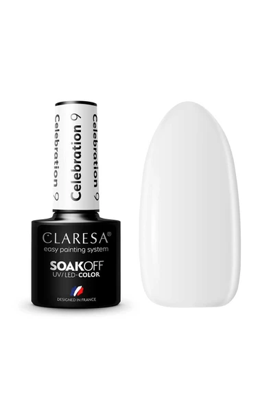 Claresa Kalıcı Oje Yarı Şeffaf Beyaz 09 5gr ürün görseli