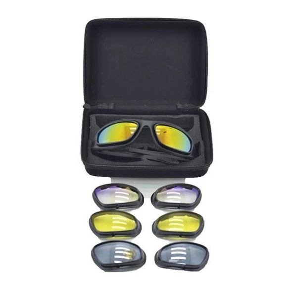 MDB Çok Lensli Tactical Gözlük Seti - Resim 2