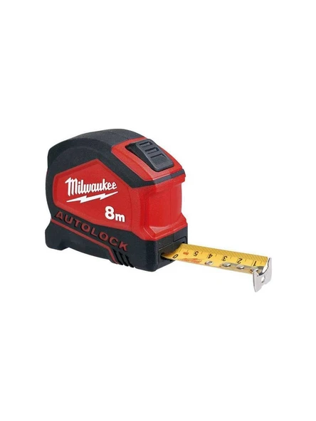 Milwaukee Ağır Hizmet Tipi Autolock Şerit Metre 8m - 4932464664 - Resim 2