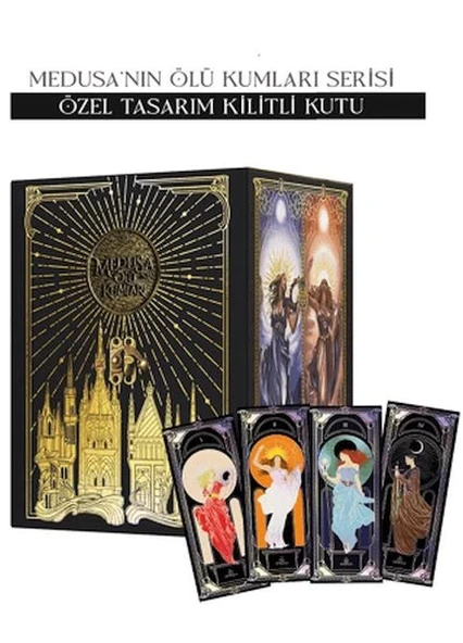 Medusa'nın Ölü Kumları Serisi - Hediyeli Kilitli Kutu (Ciltli) ürün görseli