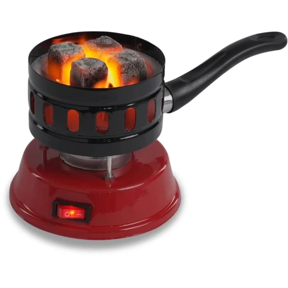 MDB Yuvarlak Galvaniz Elektrikli Nargile Köz Ocağı - Resim 4