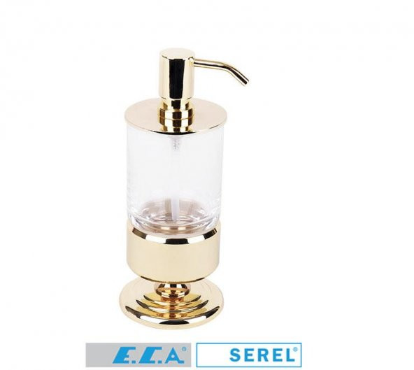Serel Luna Tezgah Üstü Sıvı Sabunluk Altın Görünümlü 140110014A