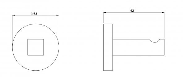 Serel Rita Tekli Askılık Havluluk 140112005 - Resim 2