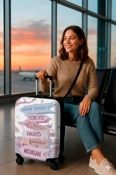 Valiz Kılıfı Bavul Koruyucu - 4