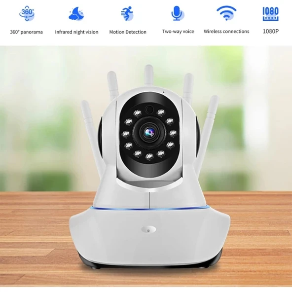 MDB 5 Antenli Bebek Ev Güvenlik Kamerası - Resim 5