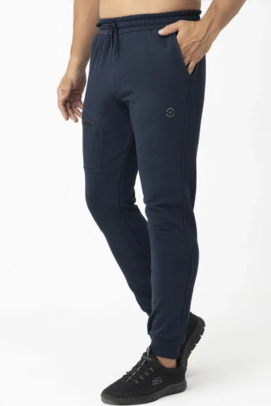 Crozwise Üç İplik Alt Eşofman Lacivert 2248 - Resim 4