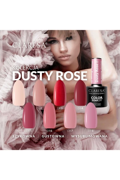 Claresa Kalıcı Oje Koyu Gül Kırmızı 04 5gr - 3