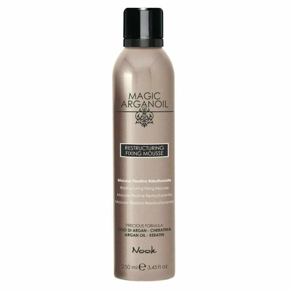 Nook Magic Arganoil Restructuring Fixing Saç Köpüğü 250ml ürün görseli