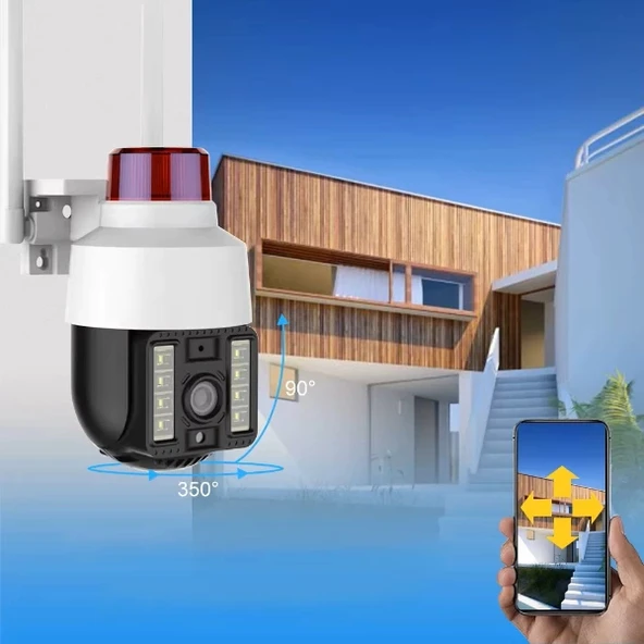 MDB Alarmlı Dış Mekan Güvenlik Kamerası - Resim 2