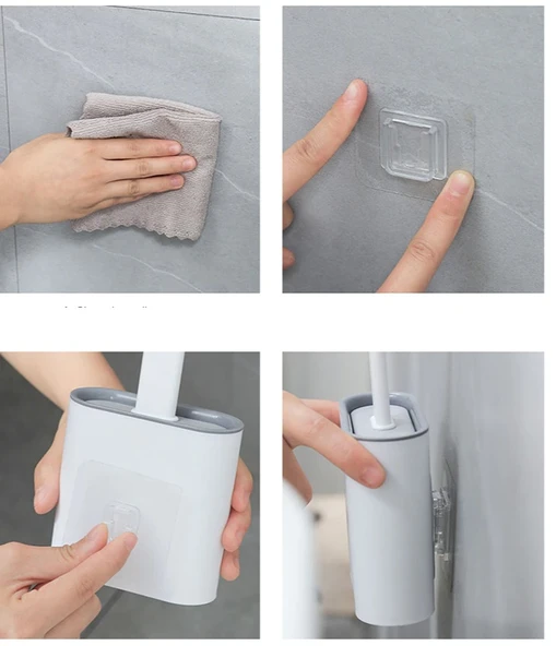 Hijyenik Klozet Temizleme Silikonu Esnek Fırça (5250) - 5