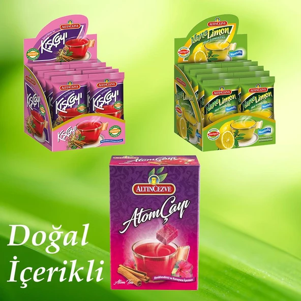 Doğal İçerikli Bitki Çayı Kış Çayı 3lü Set ürün görseli 1