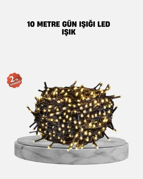 10 Metre LED Işıklı Dekoratif Parti ve Kutlama Aydınlatması - 1