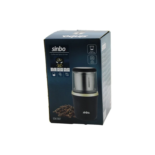 KAHVE - BAHARAT ÖĞÜTÜCÜ ÇELİK BIÇAK - ÖĞÜTME HAZNESİ=100GR 200W BAS ÇALIŞTIR KAPAK=MİKA KRİSTAL PLS SCM-2997 (5250)