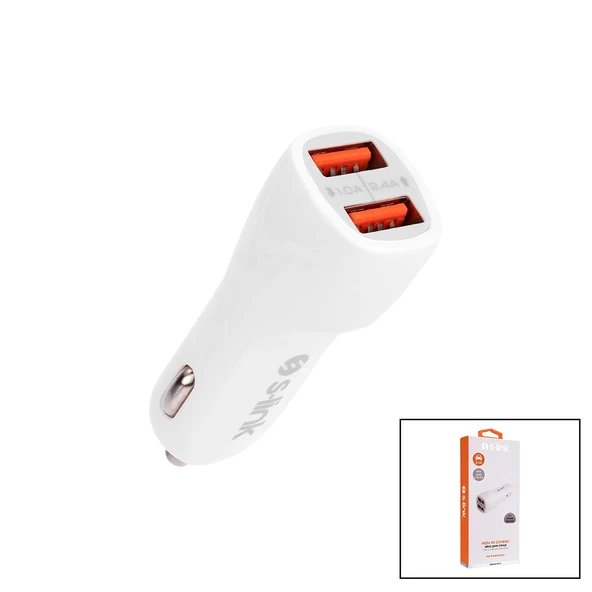 S-LİNK IP-805 DUAL USB 2XUSB OTO - ARAÇ ÇAKMAKLIK ŞARJ BAŞLIK 2.4 A (5250)