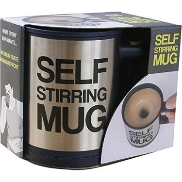 Karıştırıcı Özellikli Mikser Kupa Bardak Self Stirring Mug (5250) - 4