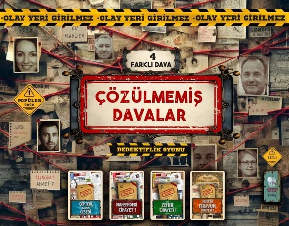 Çözülmemiş Davalar Kutulu Set ürün görseli