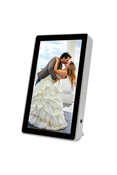 Led Işıklı  Fotoğraflı kare Sihirli Ayna - Resim 2