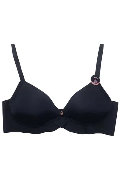 Lazer Kesim Hafif Destekli Sütyen 2'li Set – Siyah,Beyaz - Resim 5