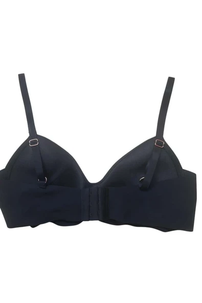 Lazer Kesim Hafif Destekli Sütyen 2'li Set – Siyah,Beyaz - Resim 6