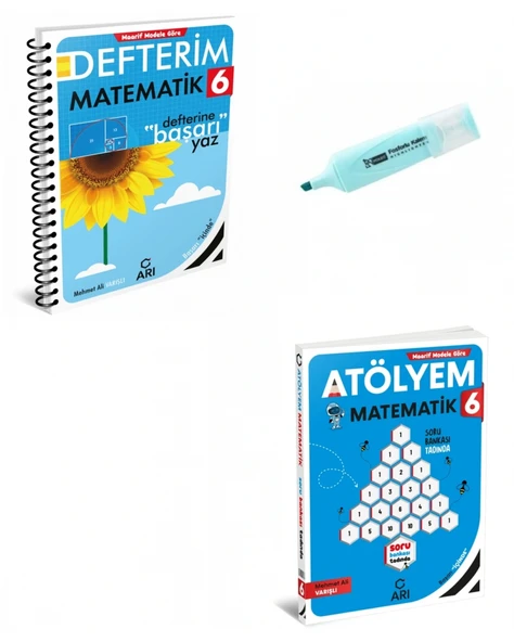 6.Sınıf Matematik Akıllı Defterim Ve Matematik Atölyem Soru Bankası ürün görseli 1