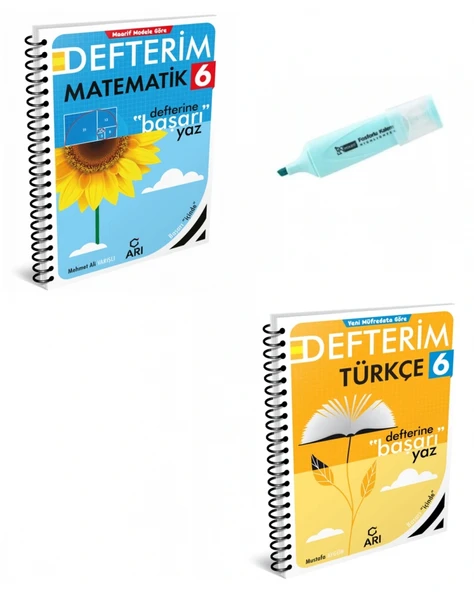 6.Sınıf Matematik Ve Türkçe Akıllı Defterim