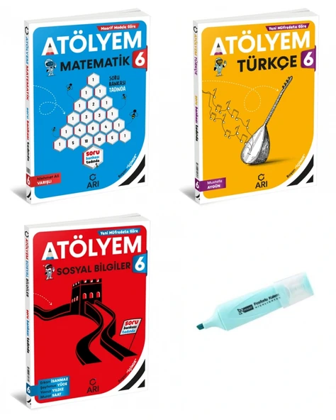 6.Sınıf Matematik Türkçe Ve Sosyal Bilgiler Atölyem Soru Bankası