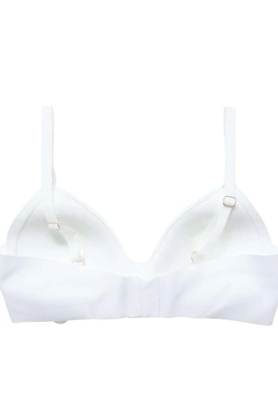 Lazer Kesim Hafif Destekli Sütyen 2'li Set – Siyah,Beyaz - Resim 2