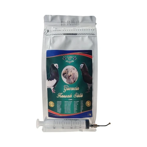 Güvercin Elle Besleme Maması 1 KG + Şırınga ve Çelik Uç ürün görseli 1