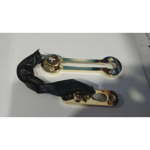 Hafele Kapı Zinciri Çinko Alaşımlı Sarı Kaplamalı - 4