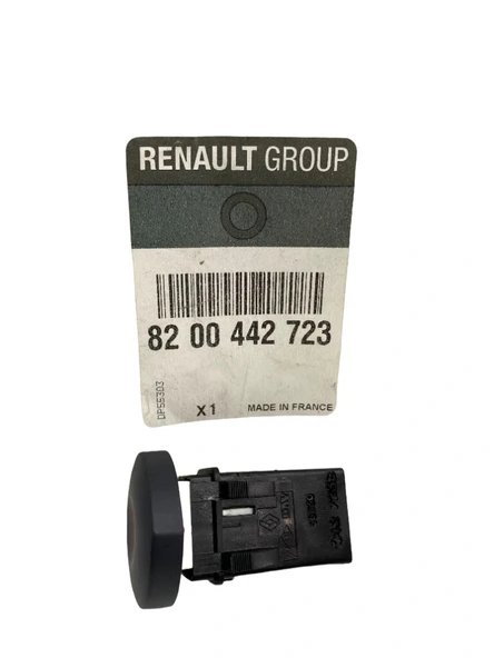 Dörtlü Flaşör Düğmesi Renault Clio 2 HB 8200442723 MAİS - 1