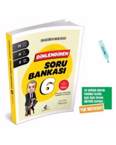 6.Sınıf Eker Test Din Kültürü Ve Ahlak Bilgisi Dinlendiren Soru Bankası