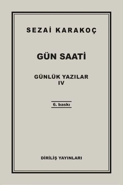 Günlük Yazılar 4 - Gün Saati ürün görseli