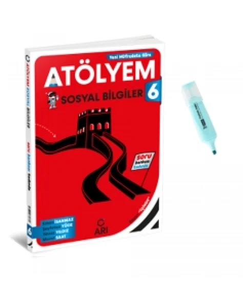6.Sınıf Sosyal Bilgiler Atölyem Soru Bankası (Yeni Müfredat) ürün görseli