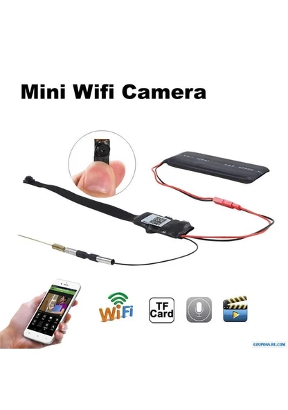 1080p Ip Modül Full Hd Wifi Kamera Güvenlik Bakıcı Kamerası - 1