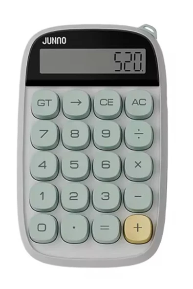 Sevimli Kare Tuşlu 10 Haneli Ldc Ekran Hesap Makinası Yeşil ürün görseli