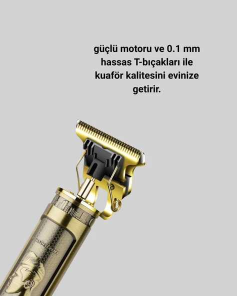 Erkek Bakım İçin Profesyonel Şarjlı Tıraş Makinesi - 3