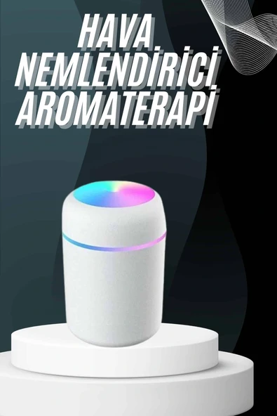 Hava Nemlendirici Buhar Makinesi Led Işıklı USB Dekoratif Nemlendirici - 1