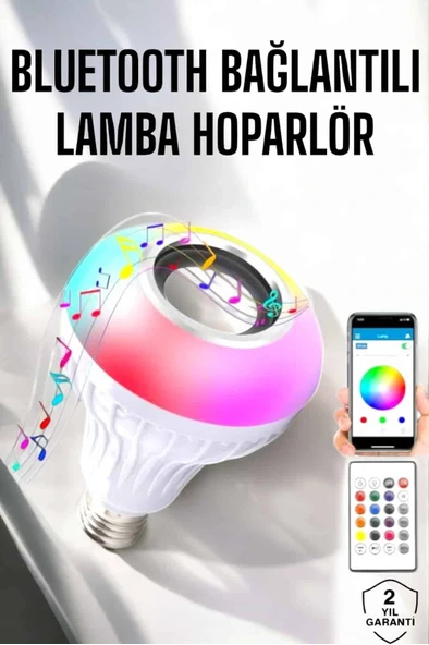 Lamba Led Hoparlör Dayanıklı ve Uzun Ömürlü Bluetooth Hoparlör ürün görseli