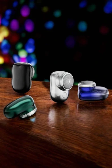 Seyahat Tipi Tıraş Makinesi Taşınabilir Kablosuz Mini Paslanmaz Çelik - Resim 2