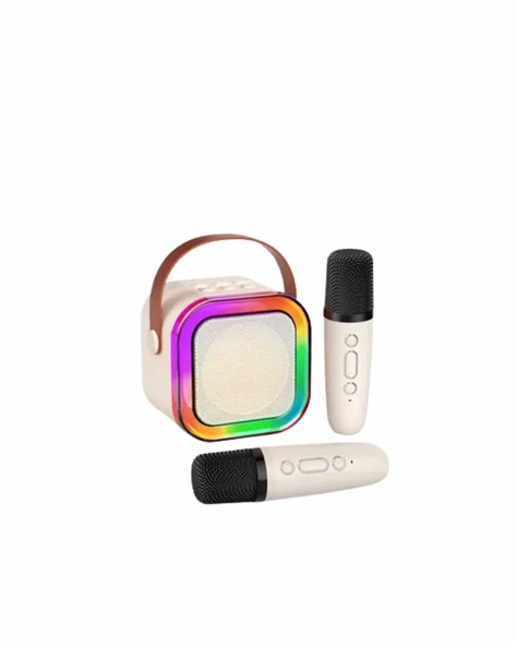 Bluetooth, USB ve AUX Girişli Çok Fonksiyonlu Karaoke Hoparlör - Resim 3