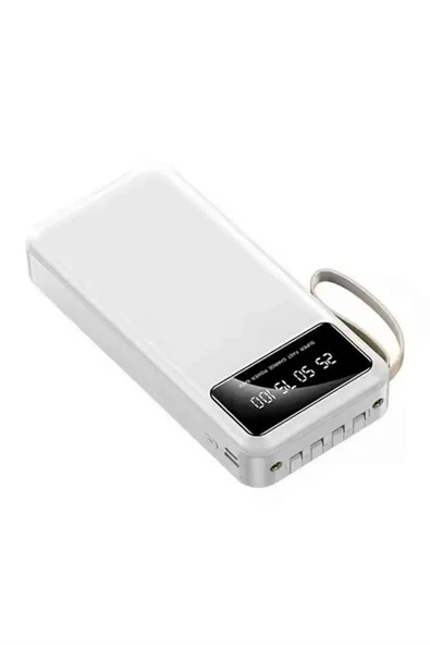 Hızlı Şarj Özellikli 20.000 Mah Dijital Göstergeli USB Girişli Android ve İOS Uyumlu Powerbank - 5